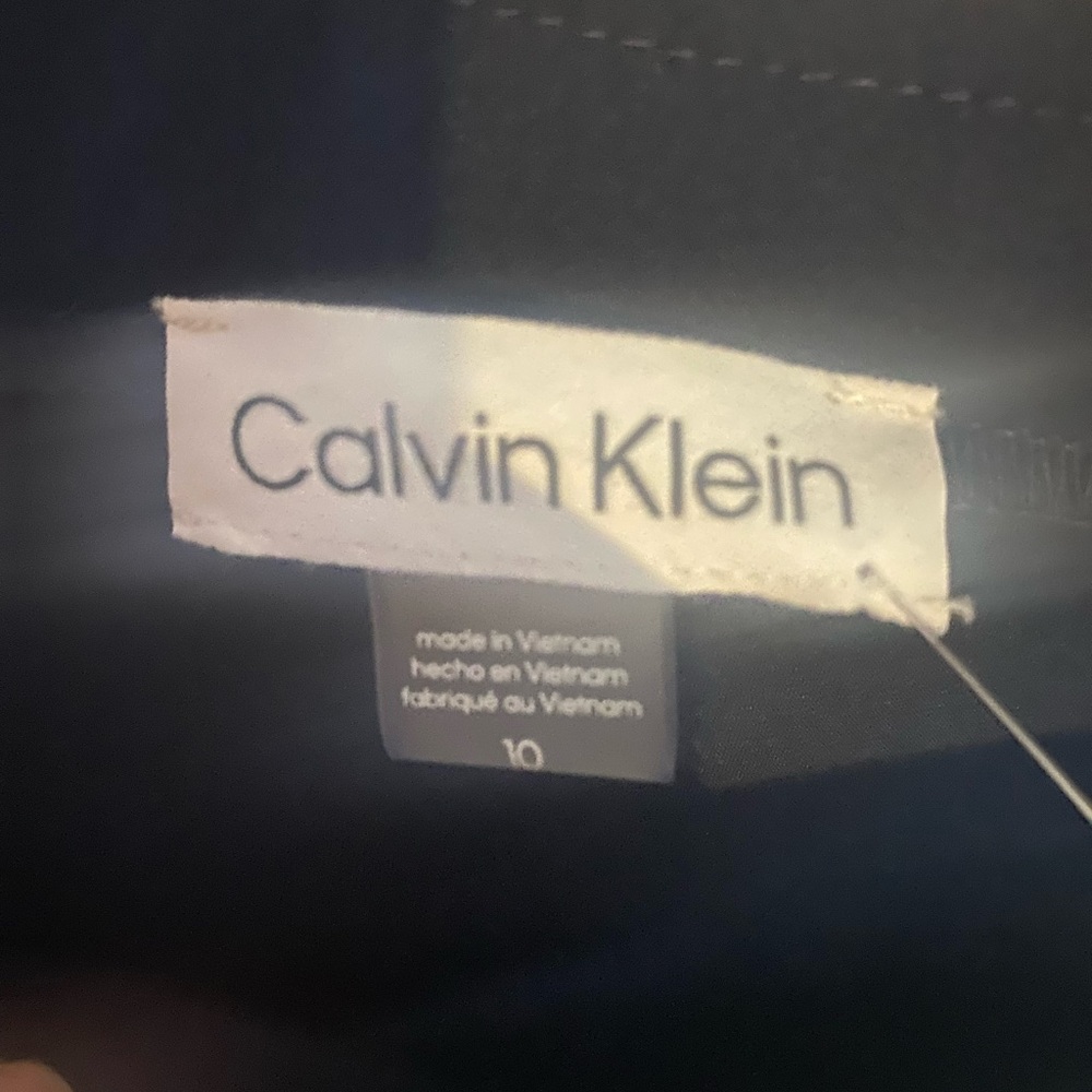 Calvin Klein Navy Midi Dress - Picture 5 of 7